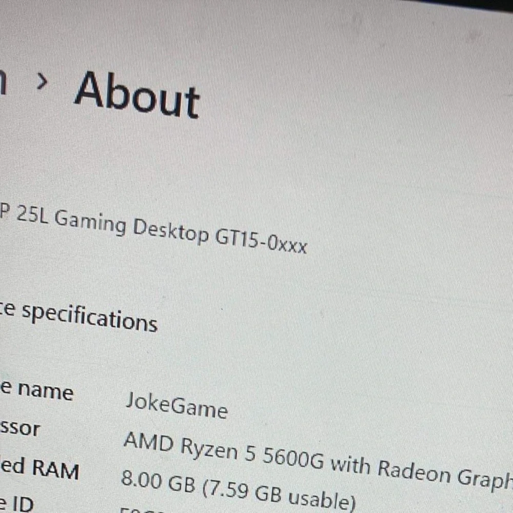 Omen Gaming Pc